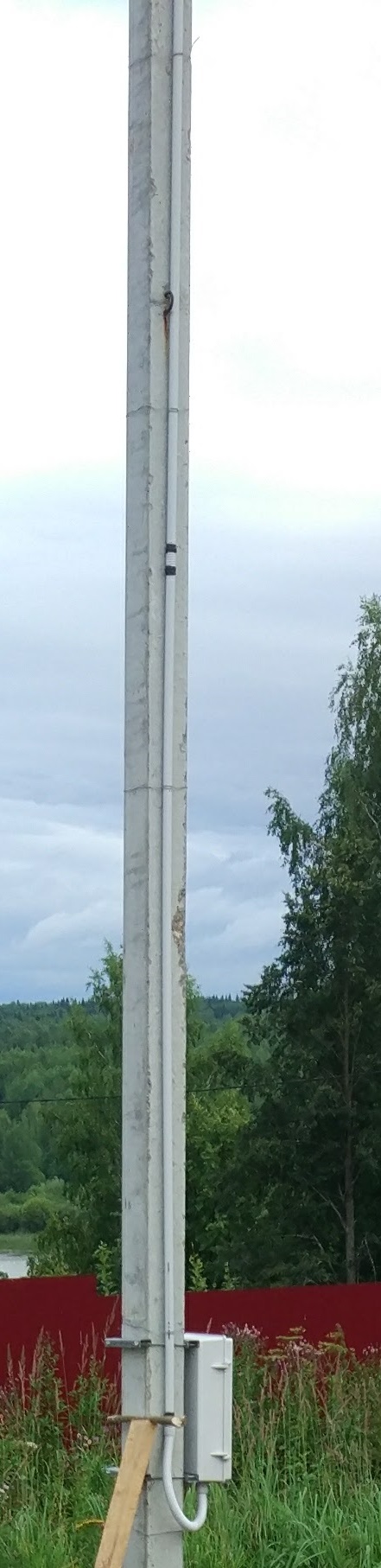 Подключение к электросетям. результат